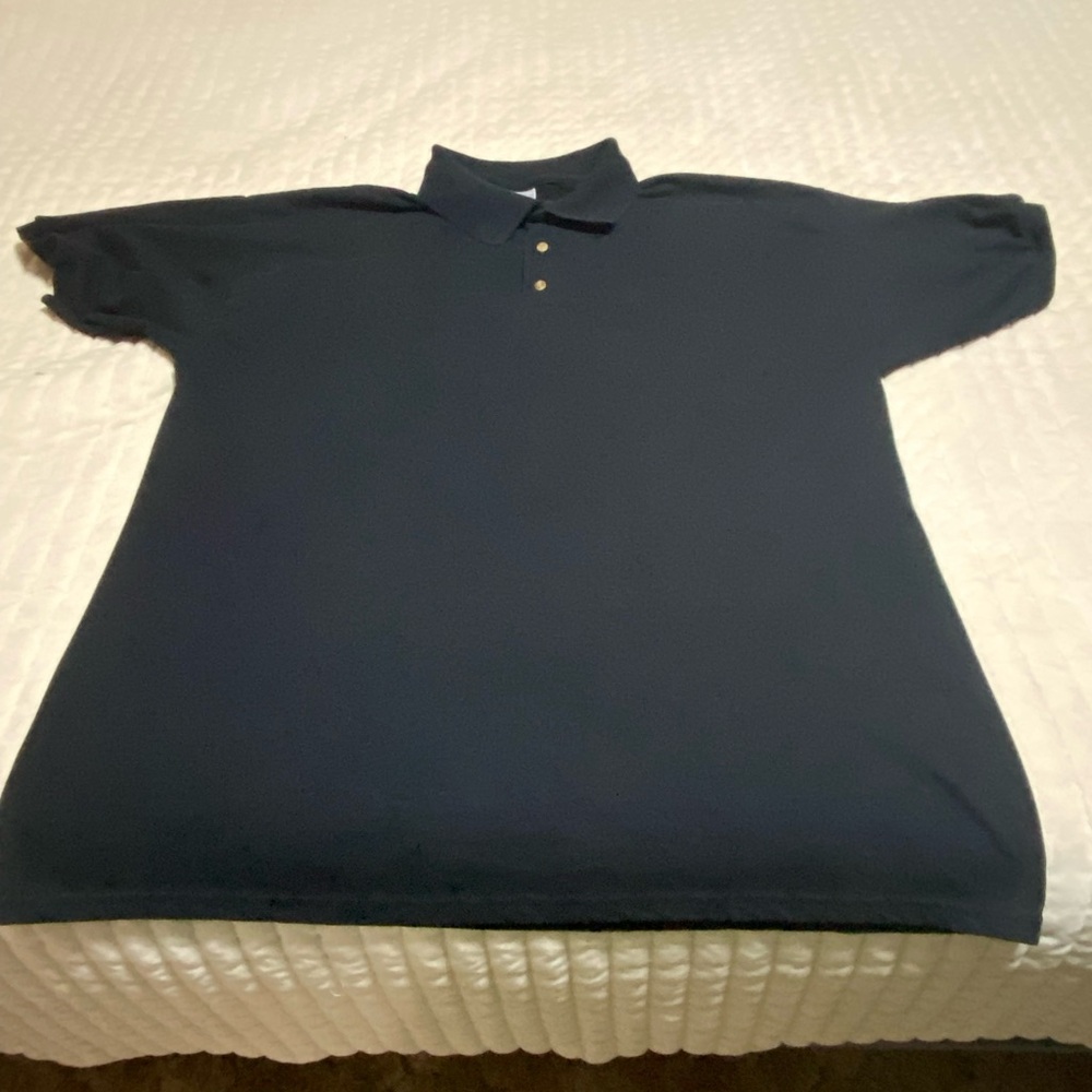 Gildan Black Polo Shirt Classic Short Sleeve